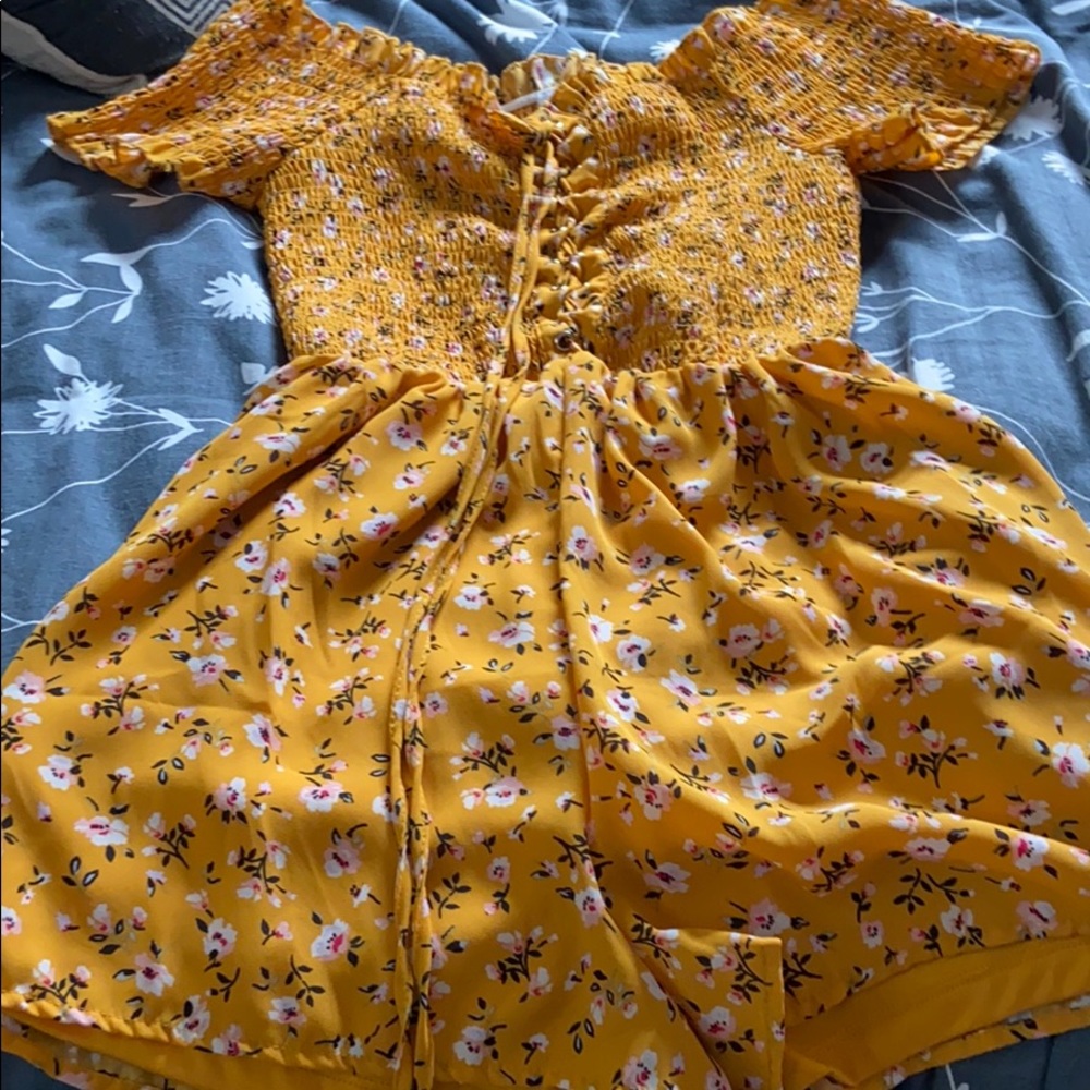 Yellow romper